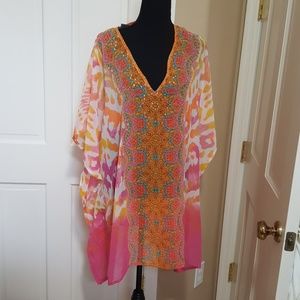 Embellished cover up